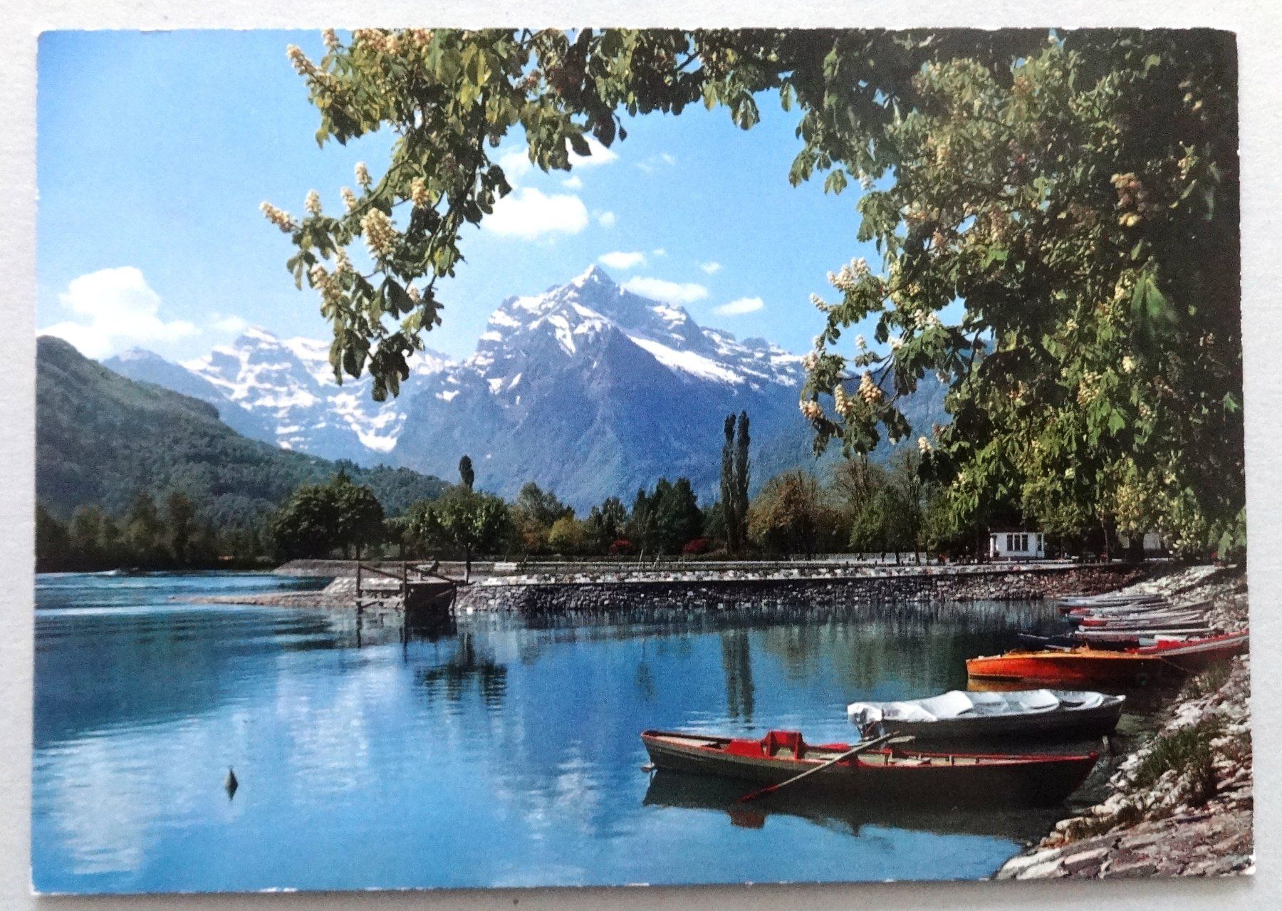 Cartoline postali: Weesen am Walensee,  An der Seepromenade – Usato da Fétigny venduto da Billy2miny