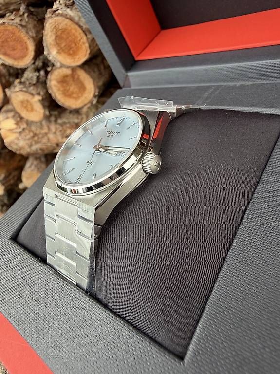 Orologi: Tissot PRX 35mm Hellblaues – Nuovo e nell'imballaggio originale da Monthey venduto da Vladlen3520 1