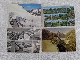 4 alte Ansichtskarten Grimsel Nr.1