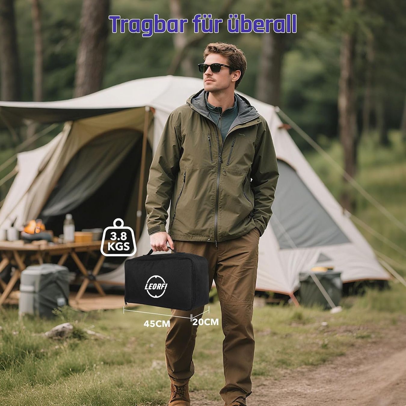 Heimkino: Beamer Leinwand 100 Zoll mit Stativ Outdoor Projektorleinwan – Neu und originalverpackt aus Schaffhausen von che_p9xl 4