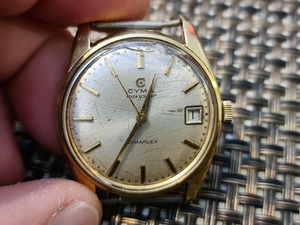 Montre Réveil Vintage CYMA Suisse, Laiton, Originale, Très Rare (1900-1940)