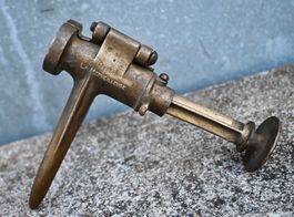 antiker Weinkorken-Setzer LA MERVEILLEUSE messing Pauroux Fr