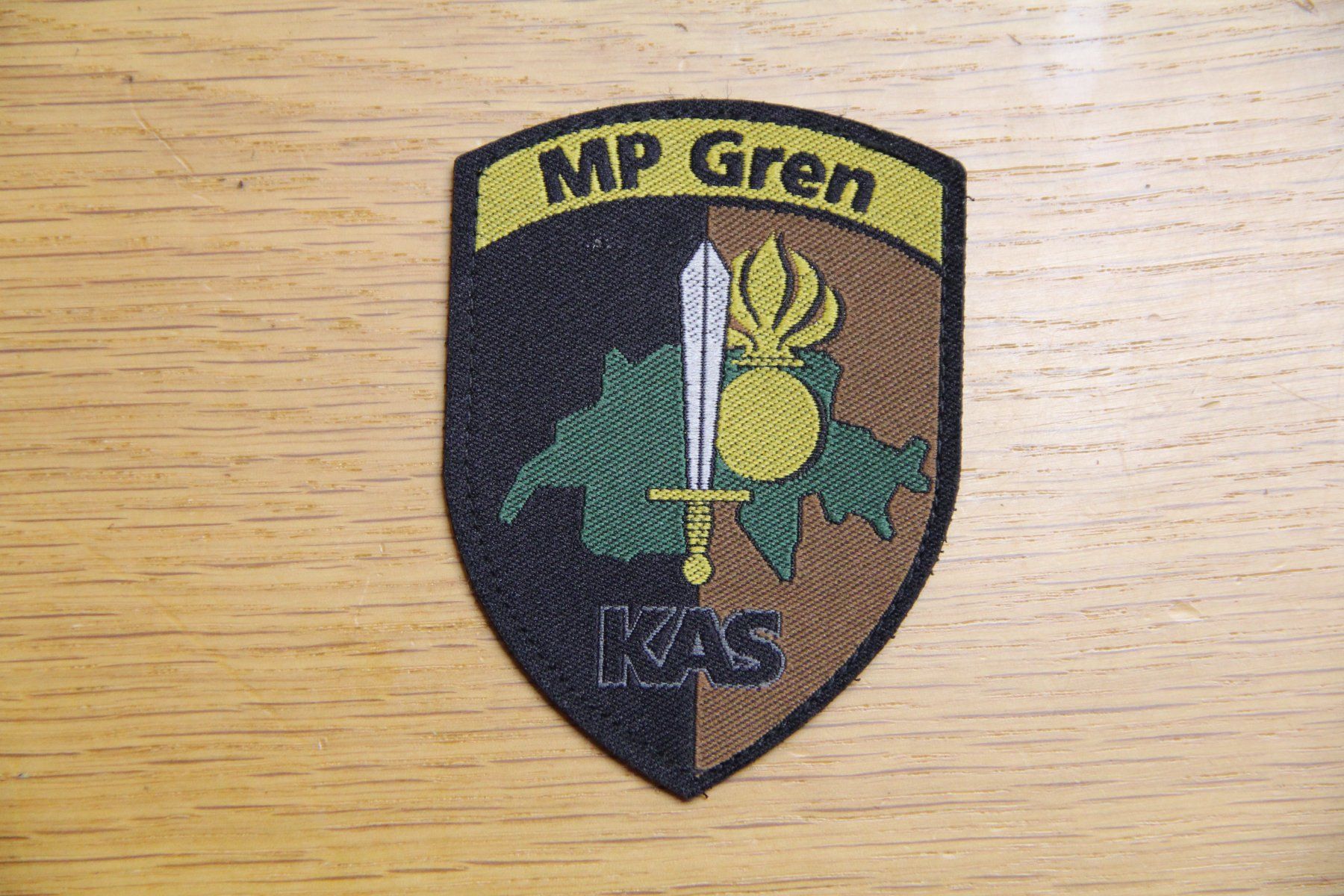 Schweizer Armee Plaketten & Abzeichen: MP Gren KAS, Kommando Ausbildung und Support, Badge – Gebraucht aus Belp von Tomsek