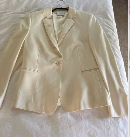 Akris Punto Blazer Off White Made in Italy D 40