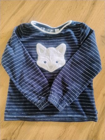 Süsses Langarmshirt mit Fuchs Applikation, Grösse 104