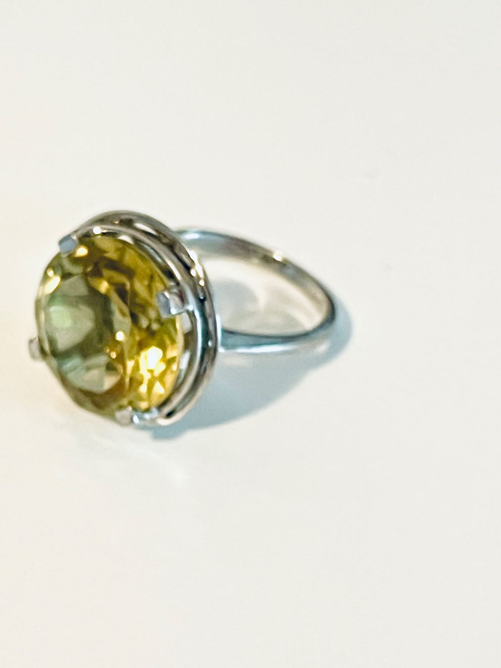 Anelli: Citrine Sterling Silver Ring – Nuovo (secondo la descrizione) da Rüschlikon venduto da topswissvintage