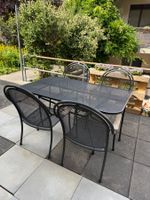 Metall Gartentisch mit 4 Stühlen. Marke "Garden Royal"