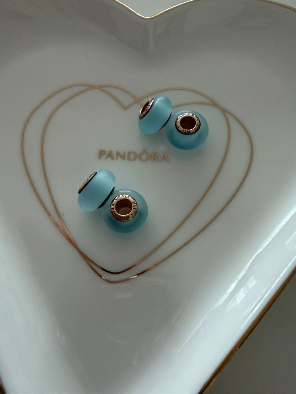 Pandora Ciondoli: Pandora Charms - Murano Hellblau – Nuovo (secondo la descrizione) da Othmarsingen venduto da Pandabaerchen