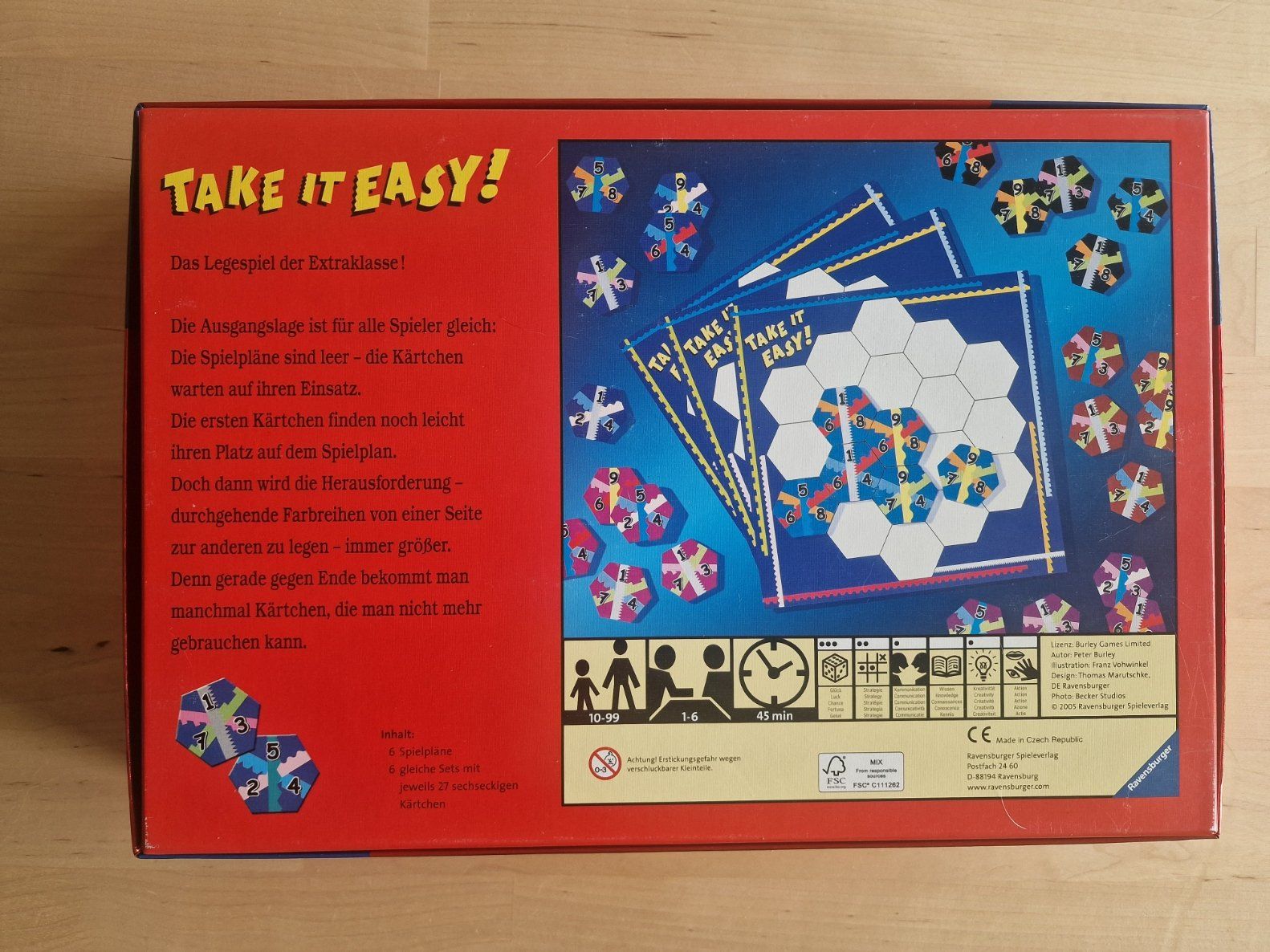 Ravensburger Giochi: Take it easy! - Legespiel von Ravensburger – Usato da Kilchberg ZH venduto da bluessolo 1