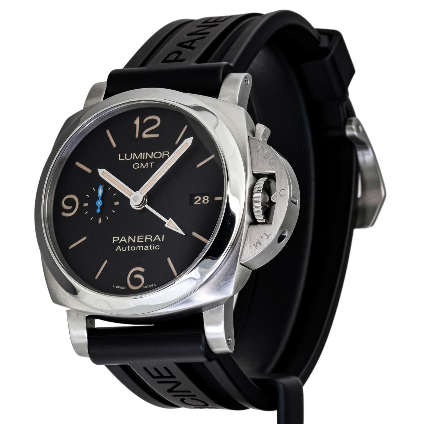 Panerai Orologi: Panerai Luminor GMT Automatic 44mm / PAM 01320 / Box&Papers – Usato da Genève venduto da WATCHOYSTER 3