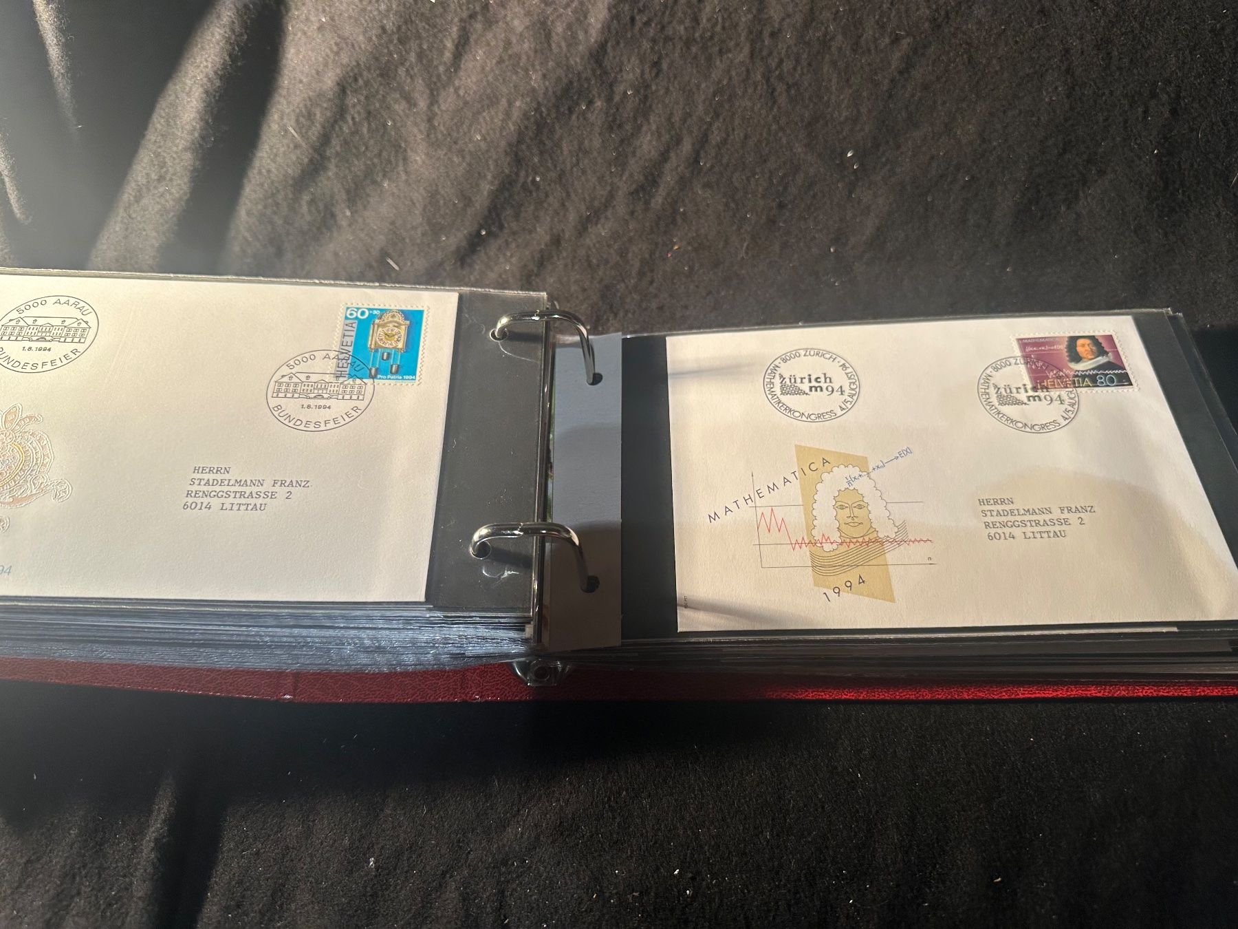 Tutti i francobolli: Sammlung Sonderbriefe Schweiz ca. 1993-1995 – Usato da Stettfurt venduto da 2442 8