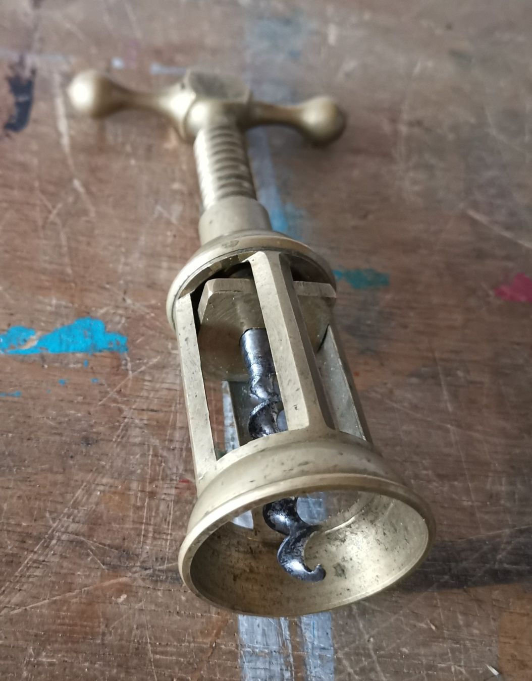 Apribottiglie & Tappi per chiusura: Korkenzieher Messing _1 – Usato da Obernau venduto da vamberk 3