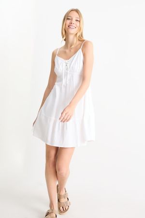 C&A Sommerkleid, weiss, Gr. 40 - perfekt für den Sommer!