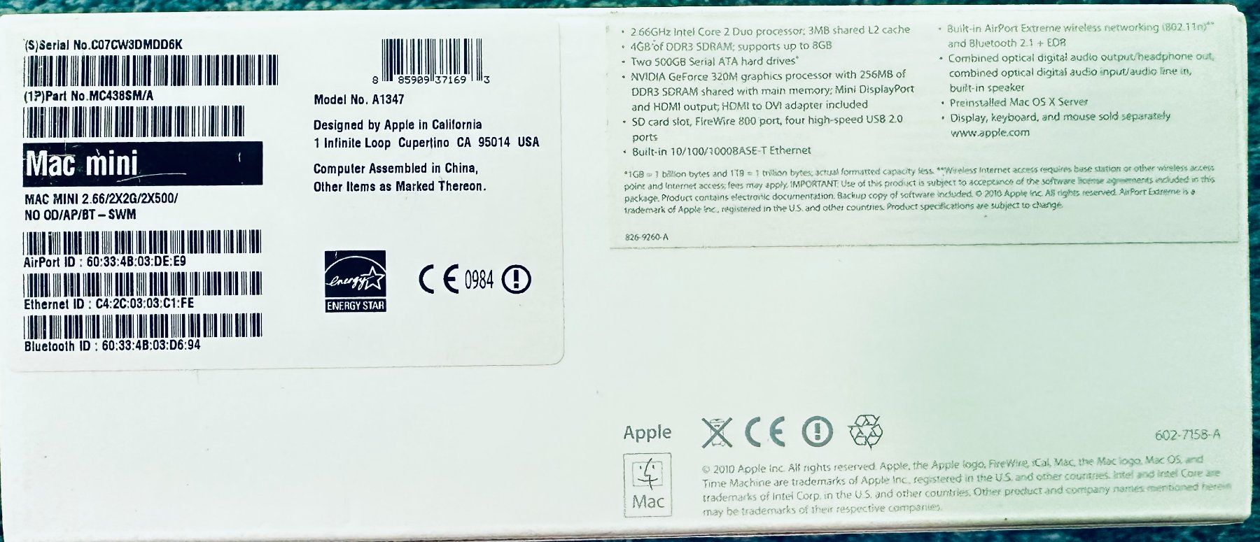 Apple PCs: Apple Mac mini 1TB Server 2.66 GHz Intel Core Duo – D'occasion à Bonstetten par Ez_pat 1