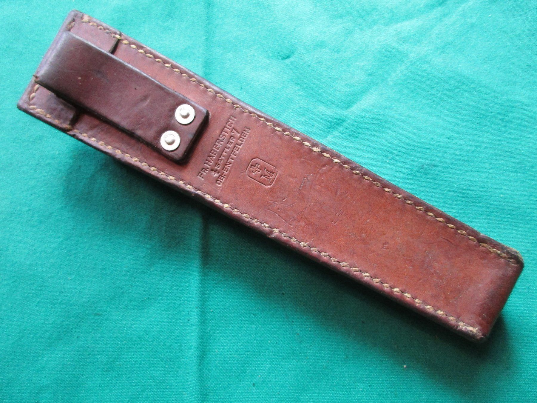 Schweizer Armee Armi bianche: Futteral zu Schiessbecher K31, 1947 – Usato da Bowil venduto da vifi01 2