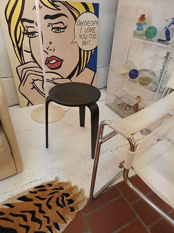 Horgen Glarus Sgabelli: Horgen Glarus Bellmann Hocker vintage – Usato da Winterthur venduto da style-and-design.zrh