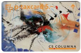 CS COLUMNA (2. Auflage) - seltene FullFace Firmen Taxcard
