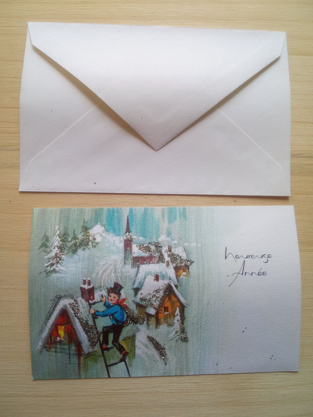 Karten: carte de vœux Heureuse Année - neuve – Neu (gemäss Beschreibung) aus Sion von Stefan1938