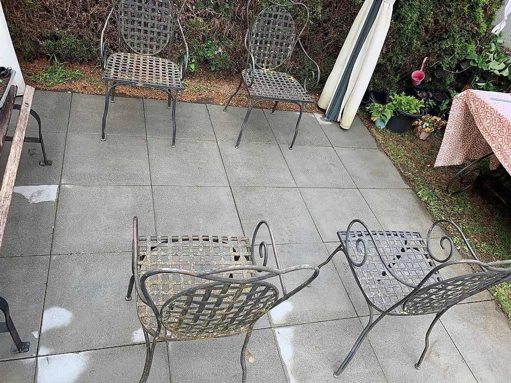Tavoli: Gartentisch Handgeschmiedet mit Stühlen  – Usato da Diessenhofen venduto da skjuser 4