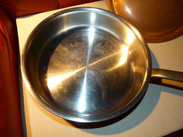 Padelle: Kupferpfanne mit Deckel, Spring, Switzerland – Usato da Nunningen venduto da Ave51 3