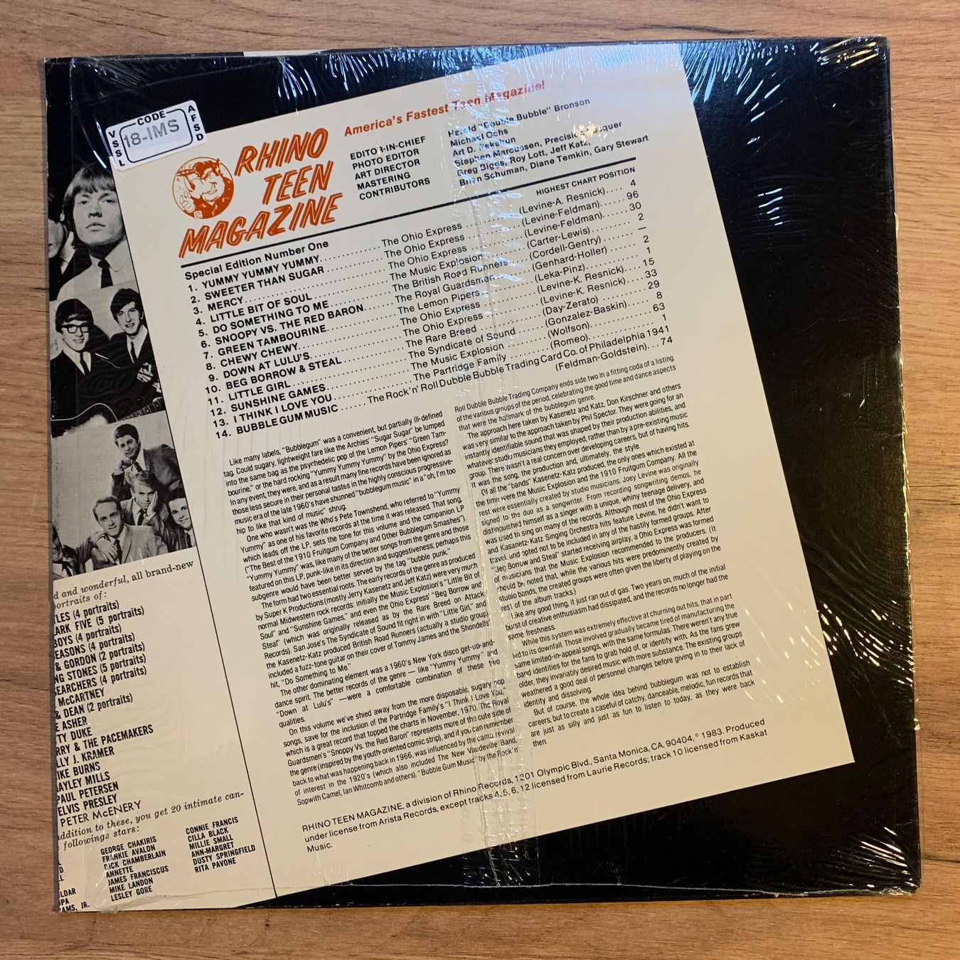 Schallplatten: VARIOUS - THE BEST OF..COMPIL US 1983...EX/EX – Gebraucht aus Gals von Diskopatshop 1