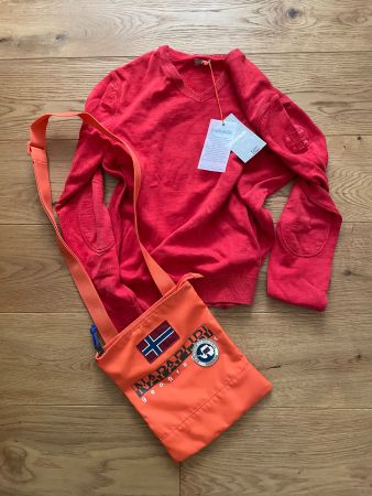 Napapijri Pulli & Tasche - Grösse L