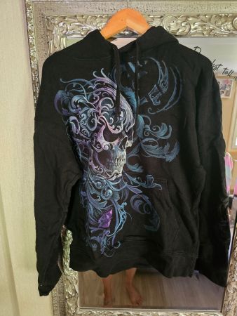 Spiral skull Kapuzenpullover von EMP Gr. L