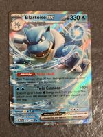 Pokemon Blastoise ex, Ultra Rare, Mint, Set 151
