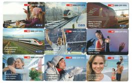 9 leere Geschenkkarten SBB CFF FFS