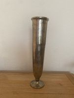 Vase Metall Silberfarben Höhe ca 30cm