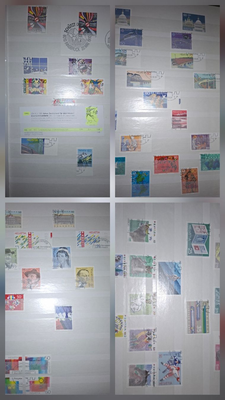 Alle Briefmarken: Diverse Werbemarken mit ET Ausgabe  – Gebraucht aus Balgach von SIMEON27 2