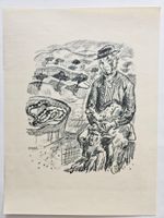 René Beeh (1886 -1922 Strassburg) "Selbstbildnis mit Tieren"