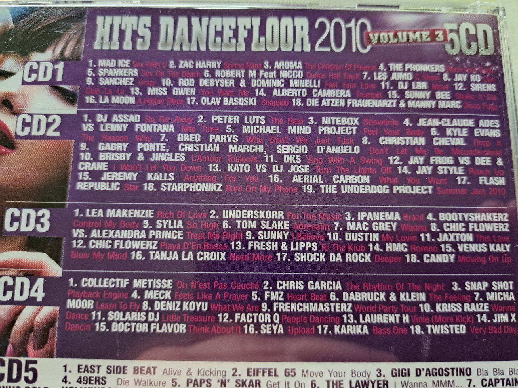 CD: Cd Hits Dancefloor 2010 /  5Cds – Usato da Pully venduto da bro_n52j 3