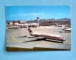Flughafen Zürich-Kloten - Swissair Flugzeuge - 1978