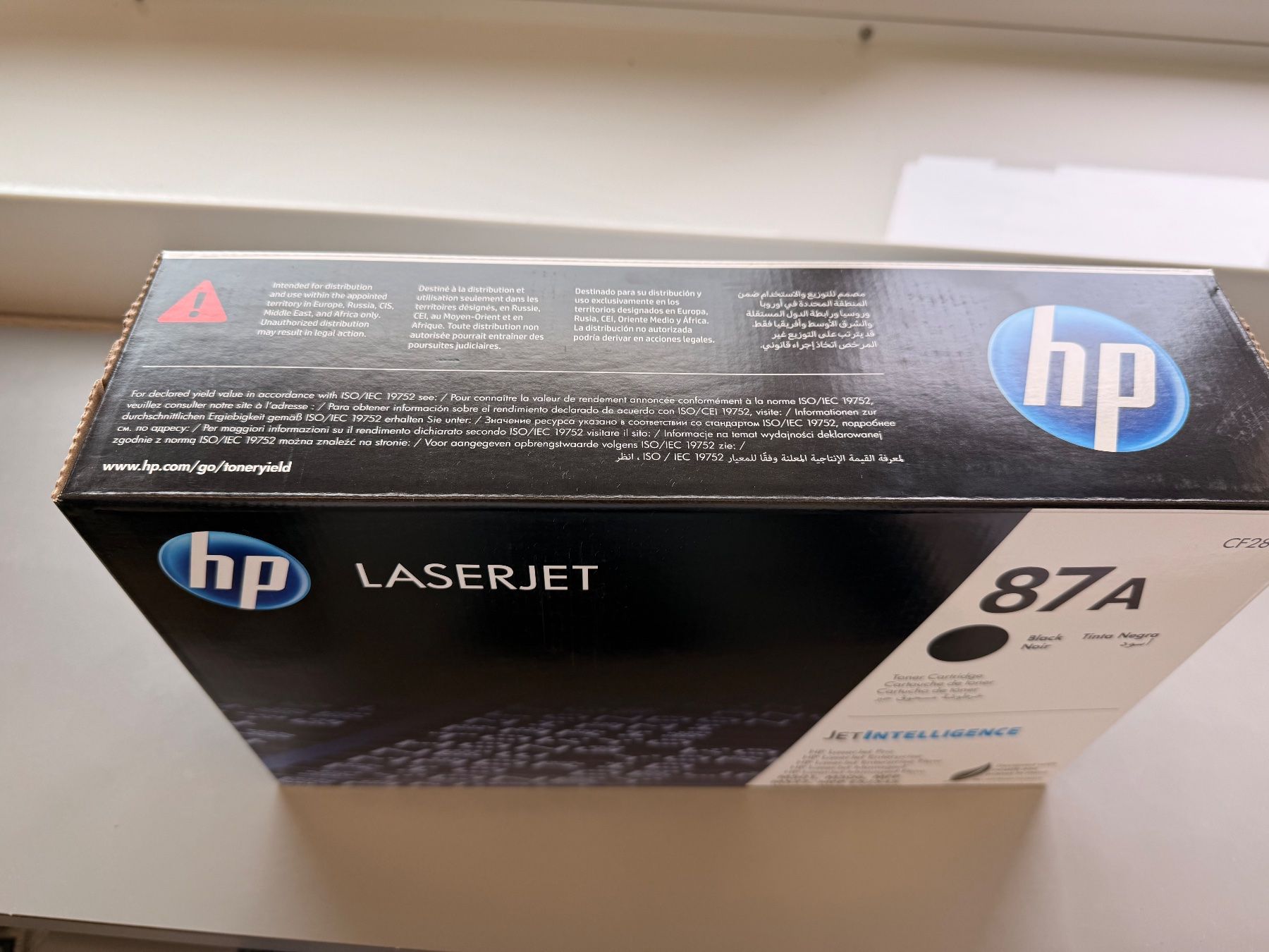 Druckerpatronen & Toner: HP 87A Toner Schwarz CF287A – Neu und originalverpackt aus St. Gallen von FILTROX-IT 3