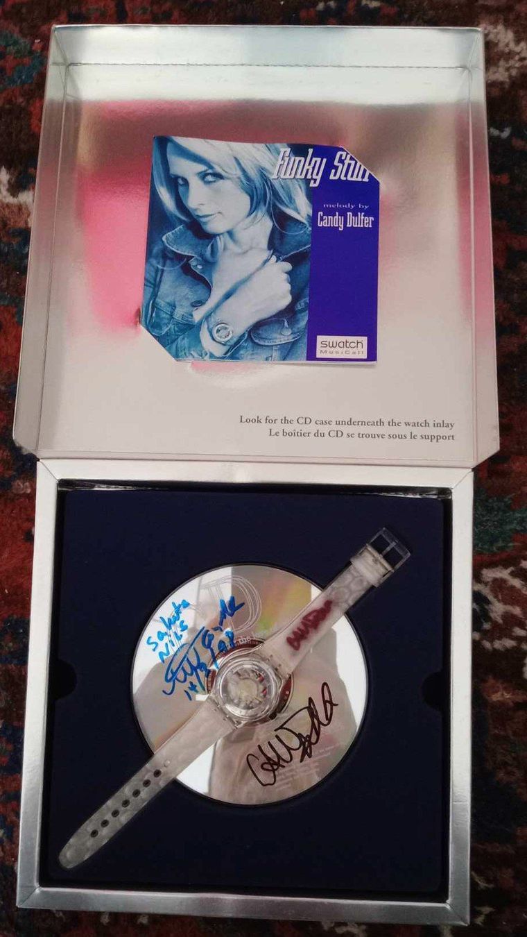 Swatch Orologi: Funky Stuff - Swatch Musicall box / dedicacée - ed. limitée – Usato da Le Locle venduto da borgespatricia 1