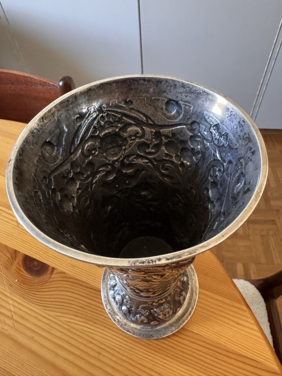 Vasen & Gefässe: Vase ancien argenté massif – Gebraucht aus Vésenaz von Angela.C3 4