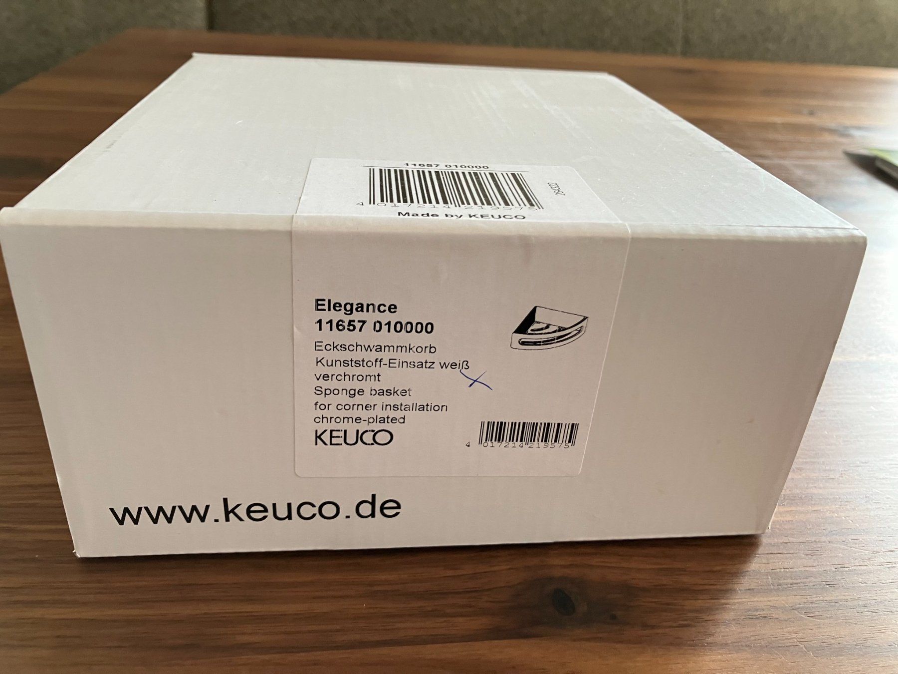 Portasapone: KEUCO Eckschwammkorb, Modell Elegance, Nr. 11657 – Nuovo e nell'imballaggio originale da Neunkirch venduto da autoscooter57 4