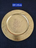 Dekorationsteller mit überzug Goldfolie-finish DM:25cm