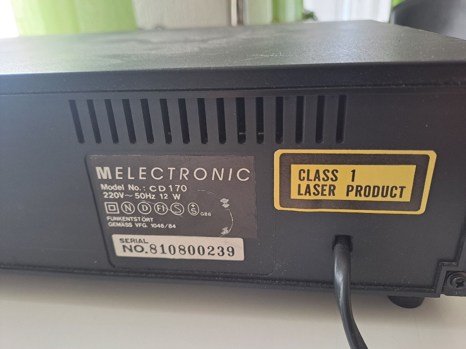 Lettore multimediale & Streamer: M ELECTRONIC  CD PLAYER 170 – Usato da Uetendorf venduto da Essiggurken 3