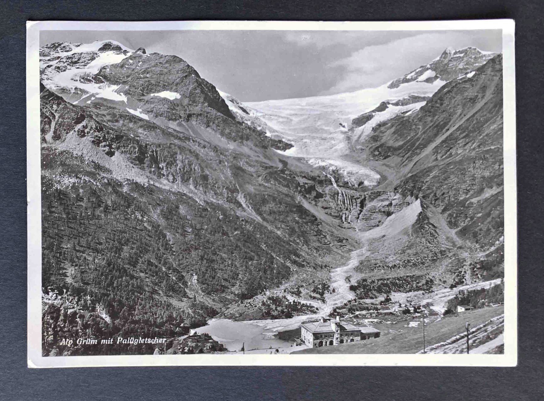 Cartoline postali: AK Alp Güm mit Palügletscger – Usato da Goldau venduto da artelier1