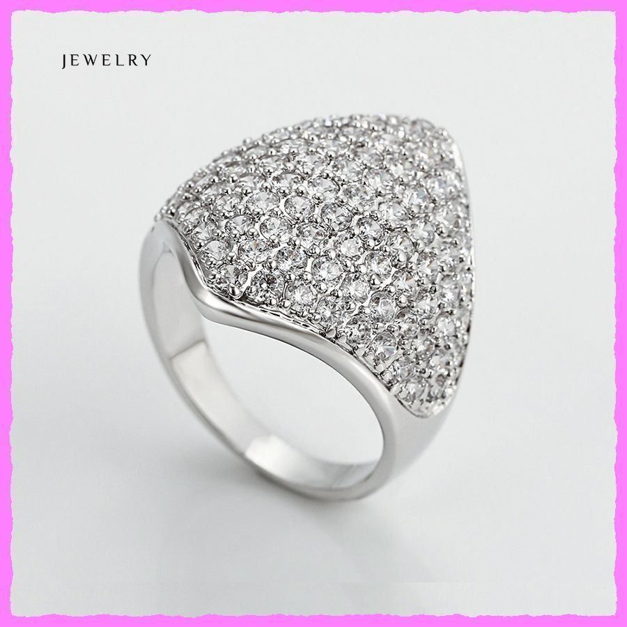 Anelli: Glitzer - Ringe mit Zirkonia – Nuovo e nell'imballaggio originale da Oberglatt ZH venduto da Diamond-Girl 2