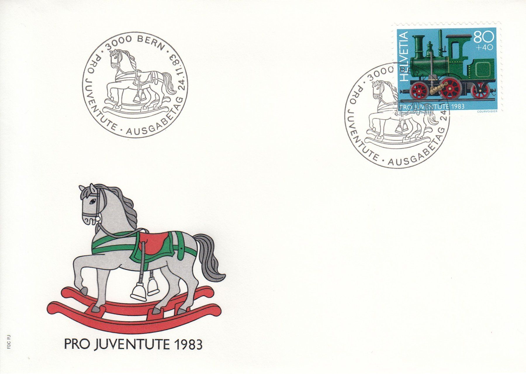 Tutti i francobolli: 1983 Pro Juventute  4 FDC von den Einzelmarken – Usato da Spreitenbach venduto da Mustang_1105 3