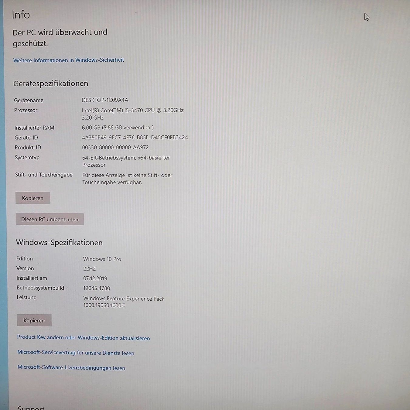 Hewlett Packard PCs: HP Compaq Elite 8300 Desktop i5 – Gebraucht aus Reinach AG von  7