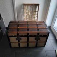 Antike Reisekiste,Überseekoffer,Truhe