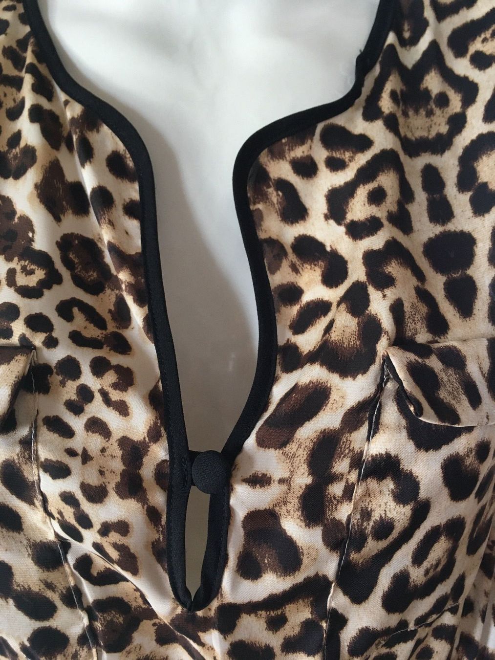 Vestiti: Robe chemise léopard dune by dune T1 effet satin – Usato da Genève venduto da Libellule477 3
