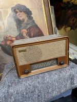 Radio Holzgehäuse Röhrenradio Vintage Zustand