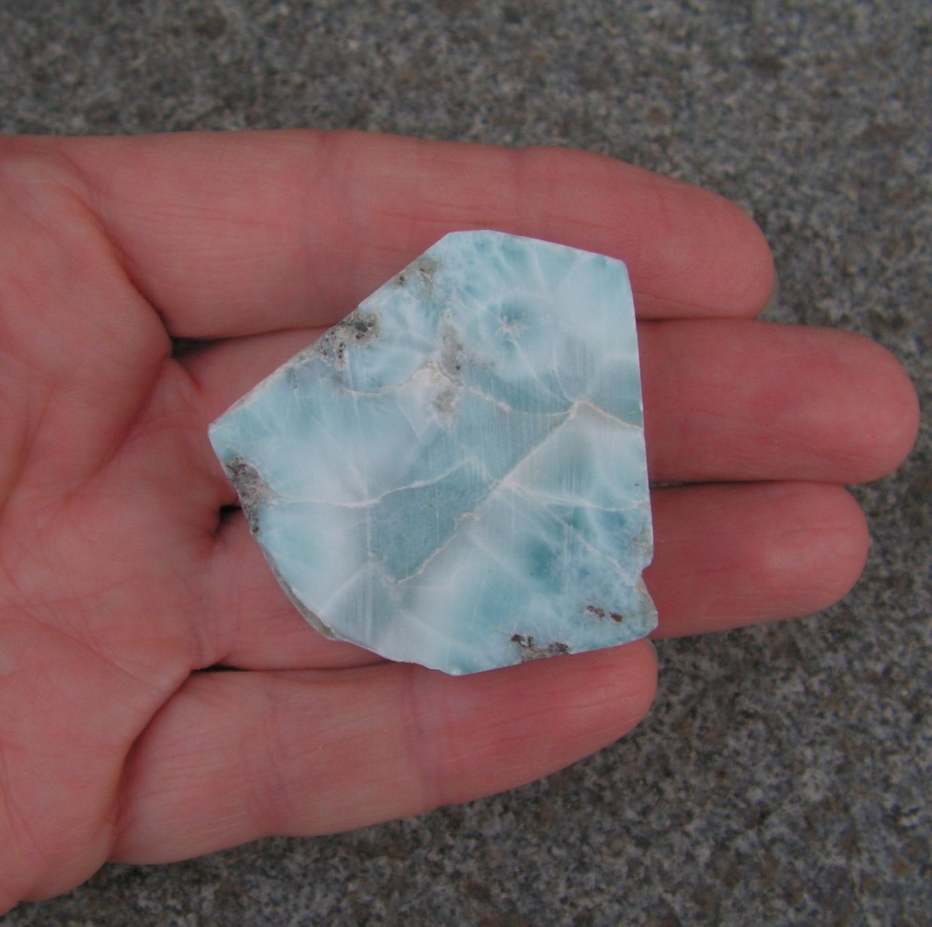 Mineralien & Heilsteine: ♥ LARIMAR - ATLANTIS STEIN - SCHEIBE ♥ – Neu (gemäss Beschreibung) aus Derendingen von Editka 7
