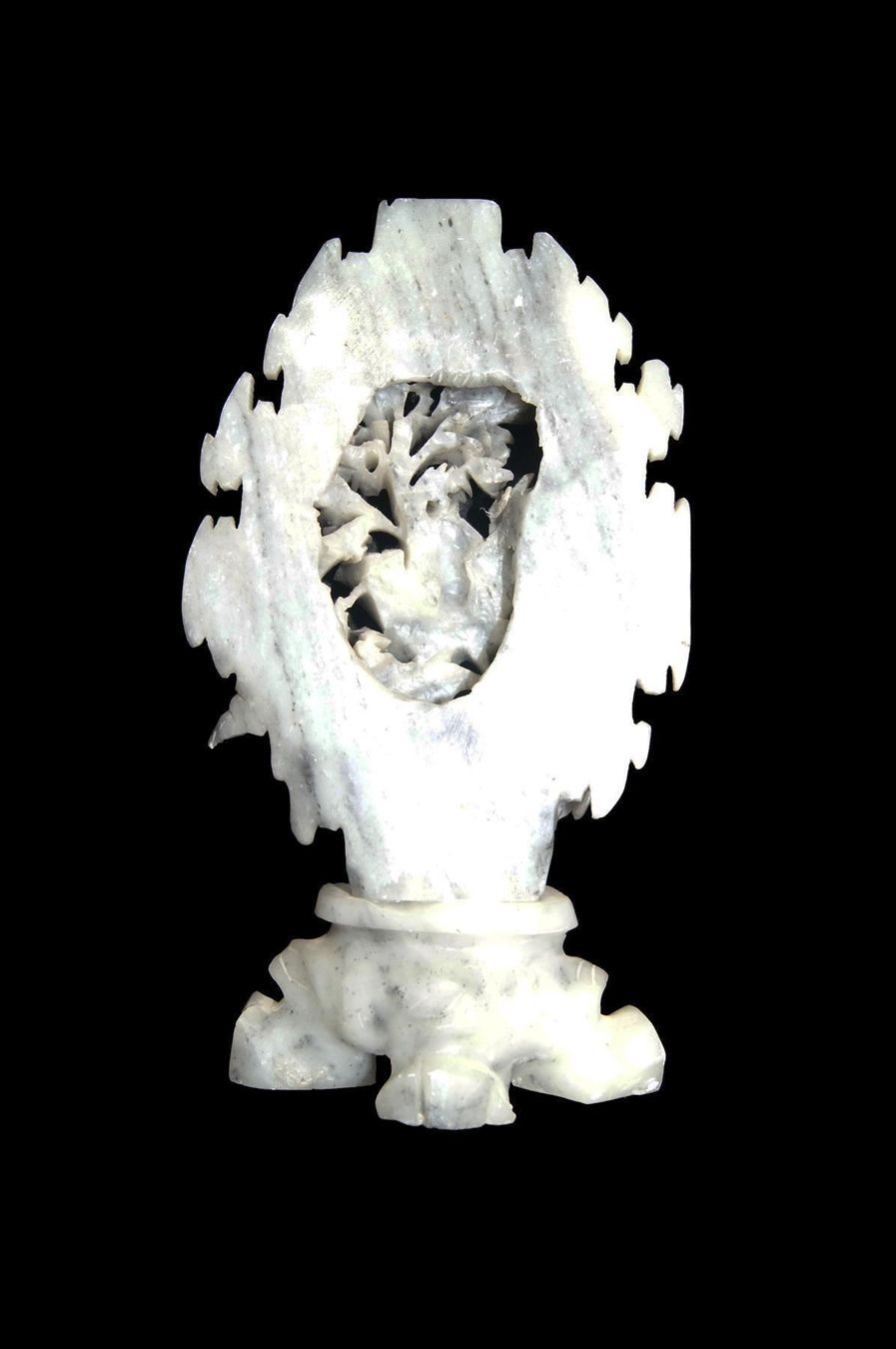 Sculture & Statue: Schöne Specksteinfigur mit Rosenbouquet – Nuovo e nell'imballaggio originale da Geroldswil venduto da ARTEFACTO 6