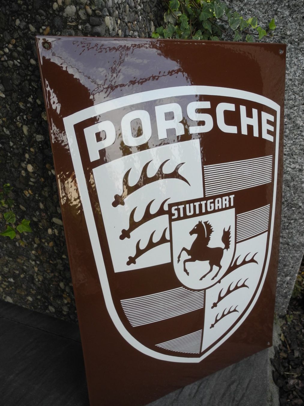 Porsche Schilder: GROSSES PORSCHE EMAILSCHILD – Neu (gemäss Beschreibung) aus Reinach AG von Huckleberrysix 3